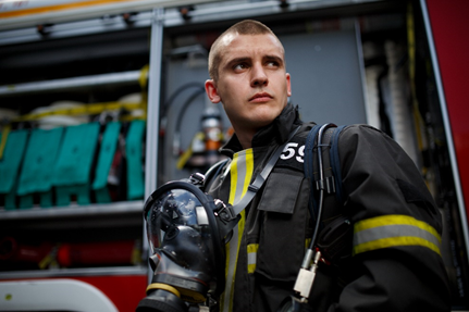 Firefighter officer who can assist a fellow firefighter in need