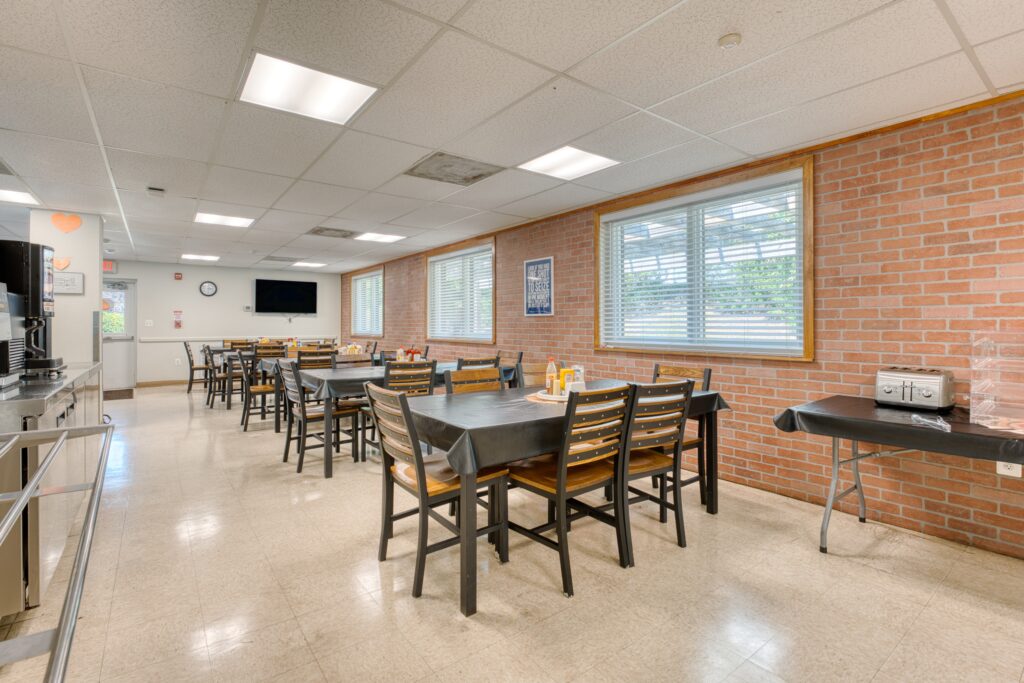 IAFF Center of Excellence - dining area to share meals with peers